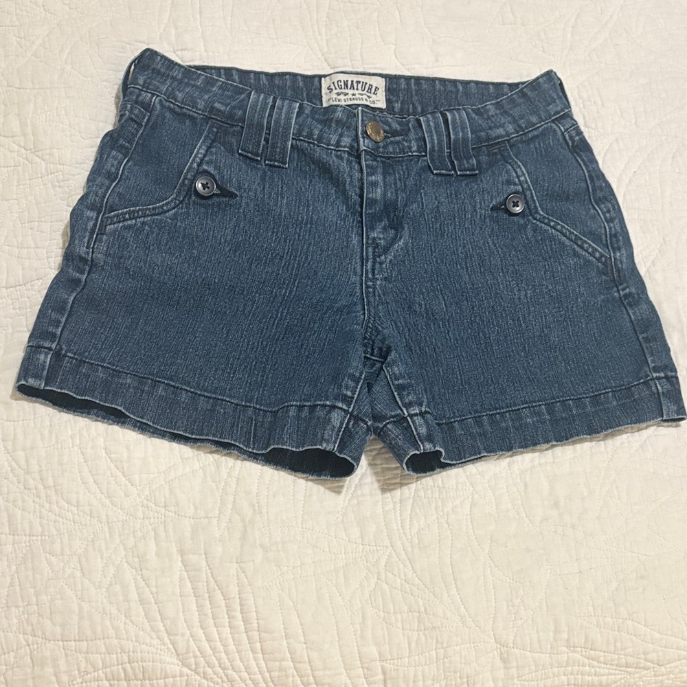 Levi's Women's Blue Denim Jean Shorts